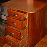 kitchen island with 100 yearold recycled drawer fronts