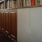 library cabinet door replacement process